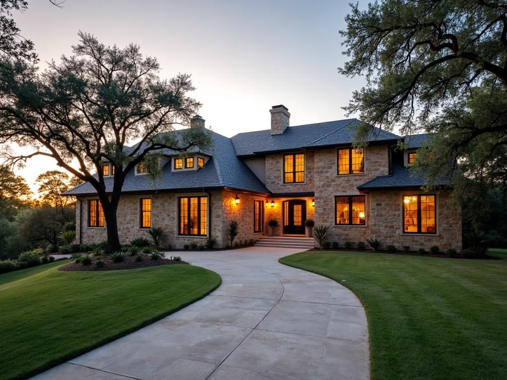 A composed Austin home exterior, ready for listing photography