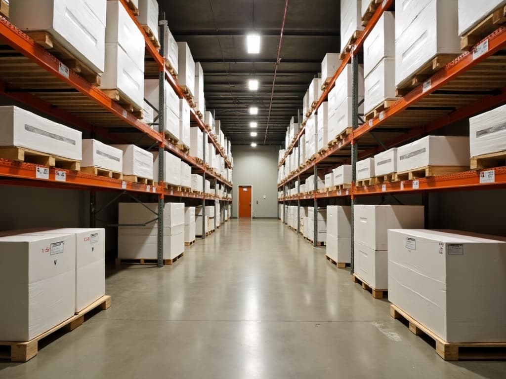A pristine, climate-controlled storage facility