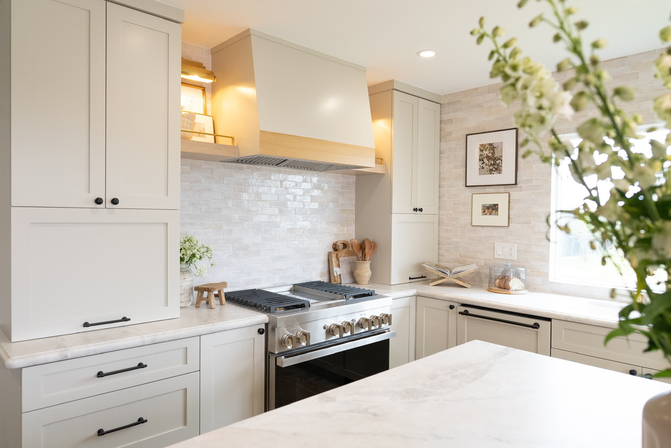 A calm, sunlit Austin kitchen