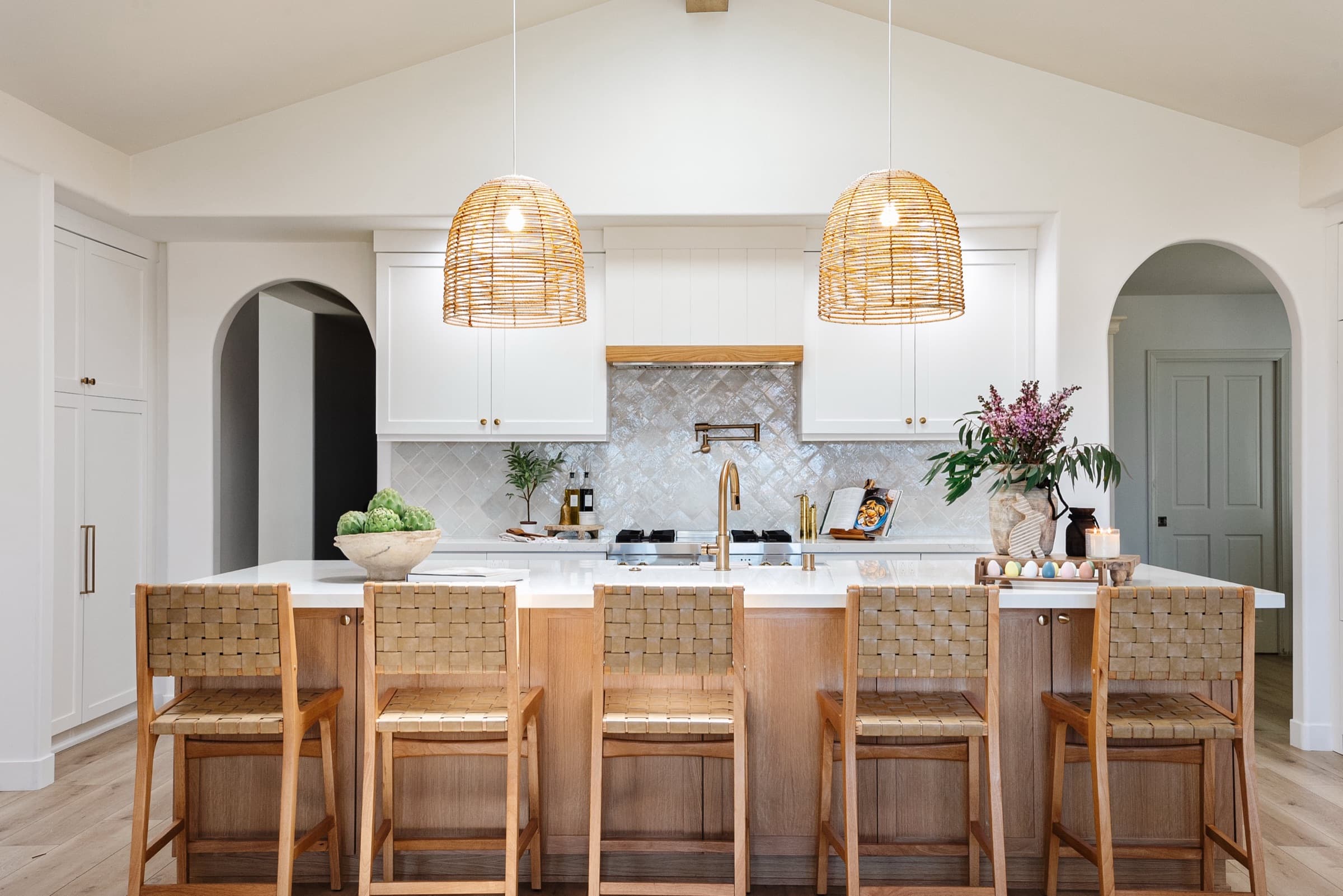 A bright, open Austin interior settled after a B. Moore move
